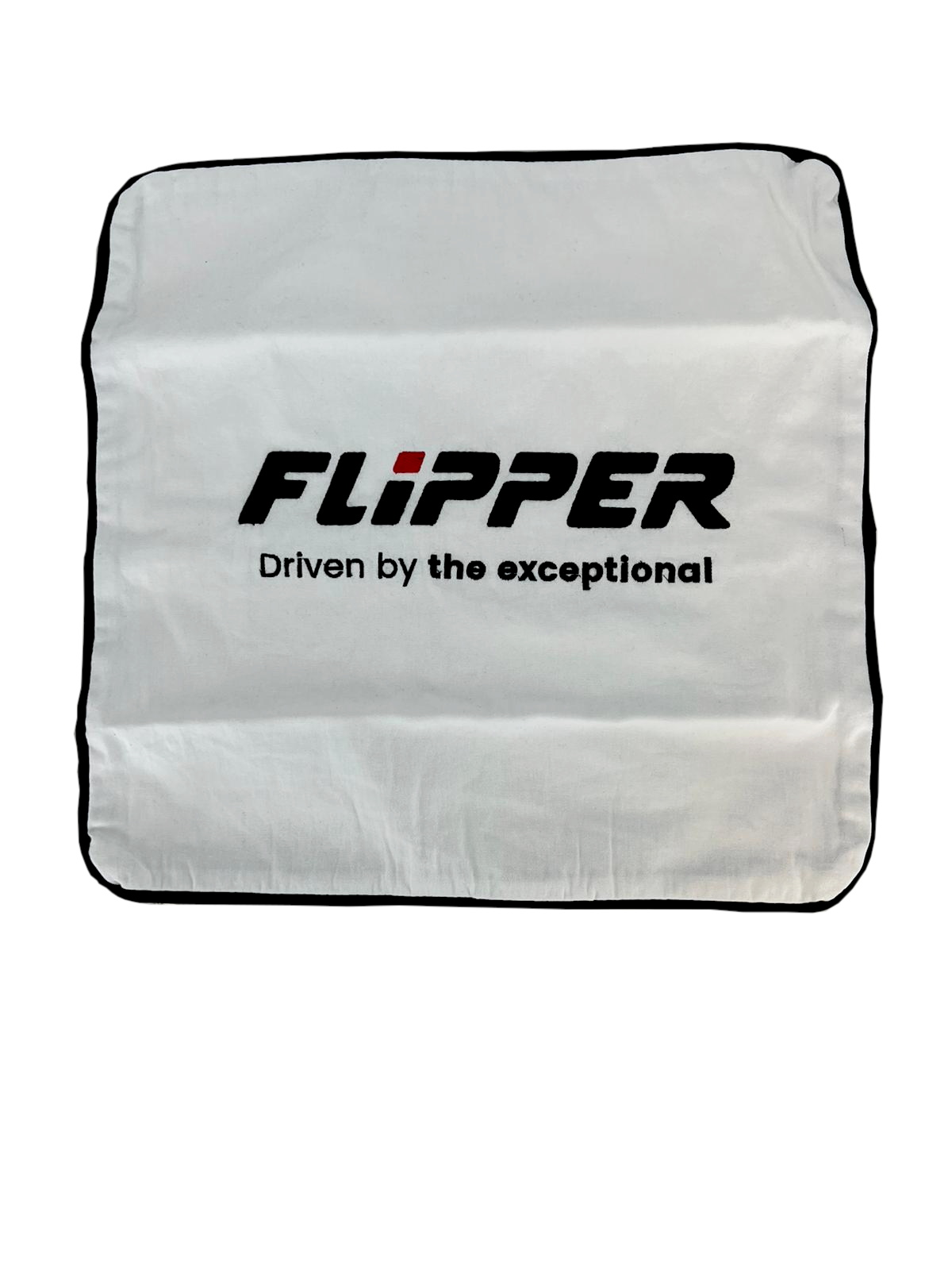 FLIPPER Pillow case canvas, white