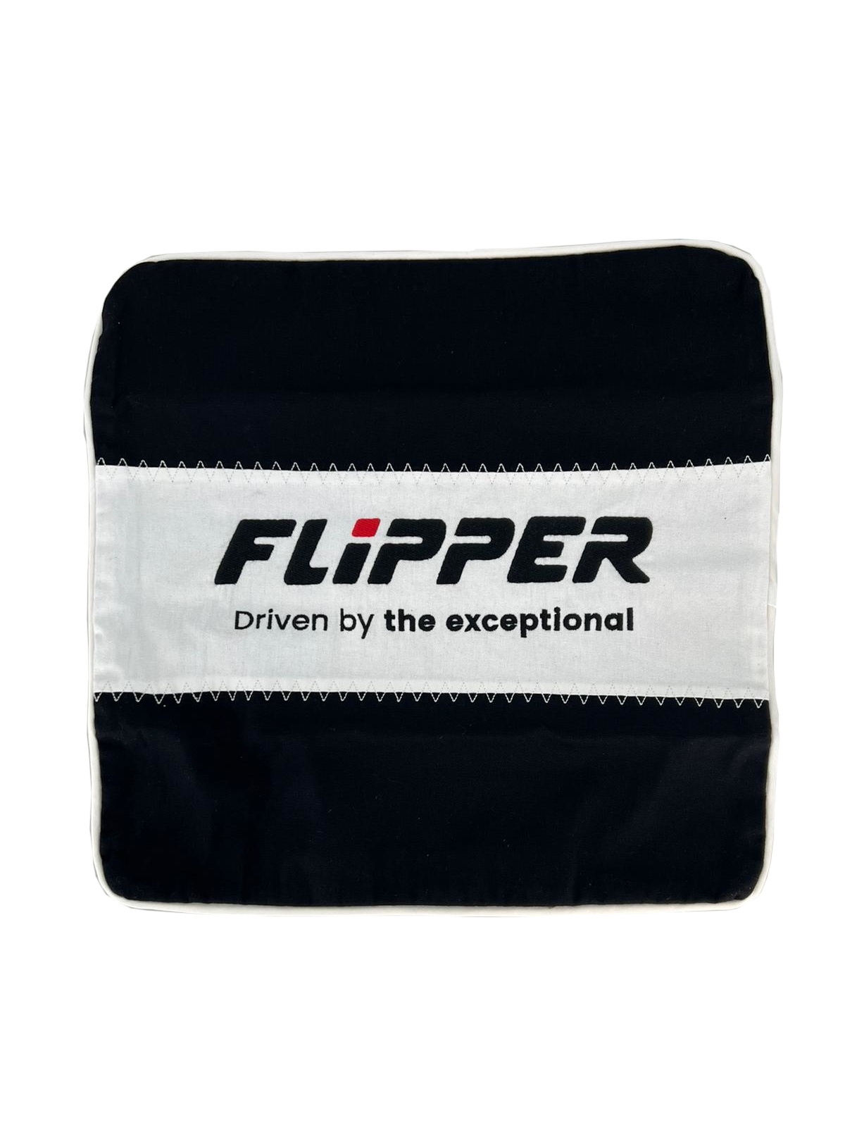FLIPPER Pillow case canvas, black